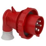 Schneider 81771 5X32A 3P+E 380-415VAC IP67 Pratika Eğik Fiş