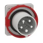 Schneider 81883 Pratika 5X63A 3P+N+E 380-415VAC IP67 Düz Makine Fişi