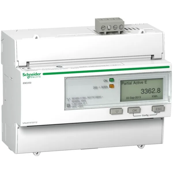 Schneider A9MEM3350 İem3350 125A MODBUS Enerji Ölçer