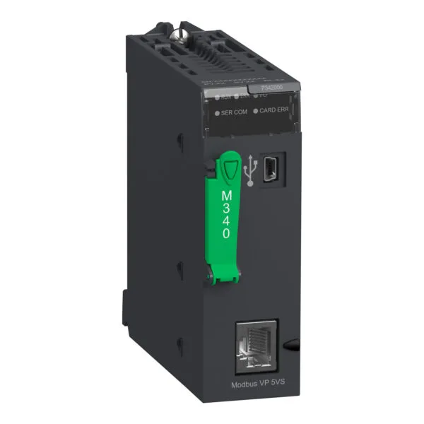 Schneider BMXP342000 M340 1024 Dijital 256 Analog Giriş/Çıkışlı Modbus İşlemci Modülü