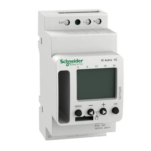 Schneider CCT15225 ACTİ9 IC 1 Kontaklı Astronomik Zaman Rölesi