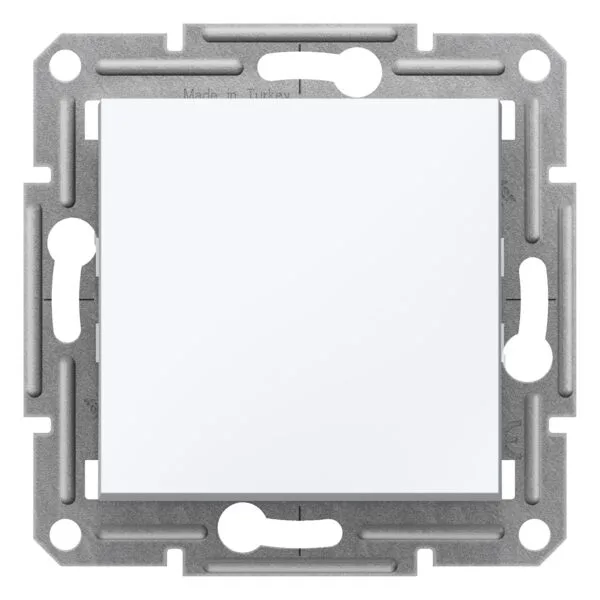 Schneider EPH0270121 Asfora Beyaz Çerçevesiz Çift Kutuplu Anahtar