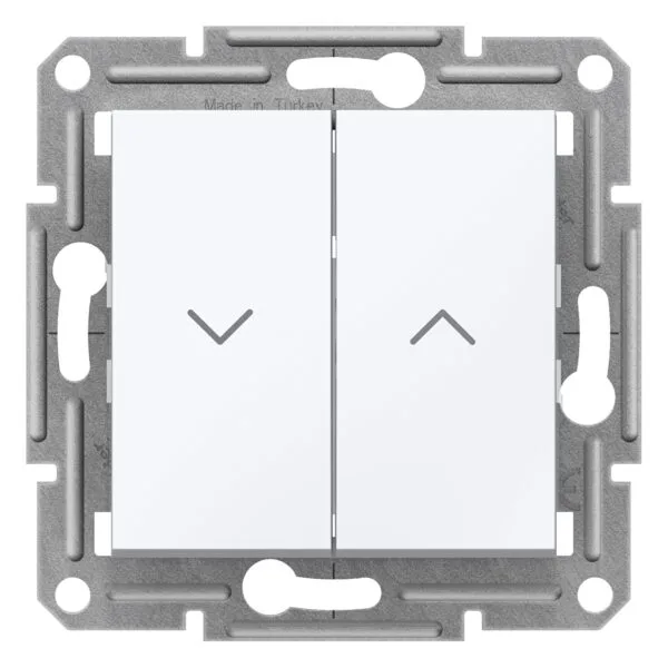 Schneider EPH1370521 Asfora Beyaz Çerçevesiz Jaluzi Anahtarı