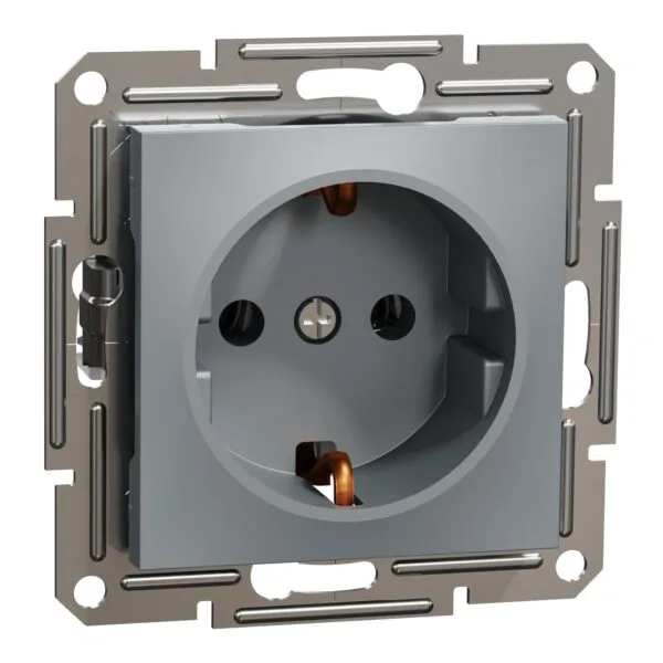 Schneider EPH2900162 16A Asfora Çelik Topraklı Priz