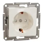 Schneider EPH2970223 16A Asfora Krem Çerçevesiz Çocuk Korumalı Topraklı Priz