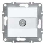 Schneider EPH3270321 Asfora 8DB Geçişli Beyaz Çerçevesiz Tv Prizi