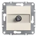 Schneider EPH3770123 Asfora Krem Çerçevesiz 1DB Uydu Sat Prizi