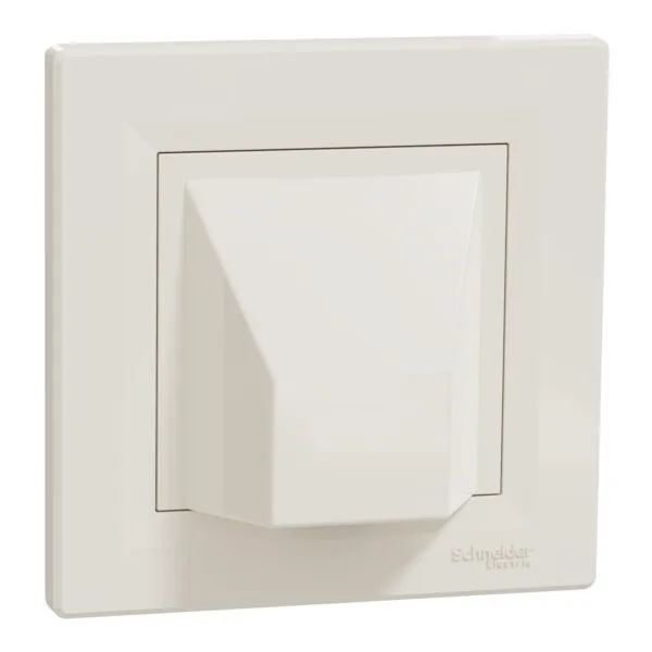 Schneider EPH5500123 Asfora Çerçeveli Krem Kablo Çıkışı