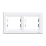 Schneider EPH5800221 Asfora 2LI Beyaz Yatay Çerçeve