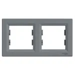 Schneider EPH5800262 Asfora 2LI Çelik Yatay Çerçeve