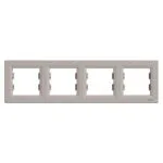 Schneider EPH5800469 Asfora 4Lü Bronz Yatay Çerçeve