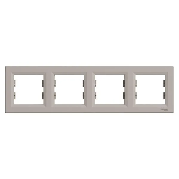 Schneider EPH5800469 Asfora 4Lü Bronz Yatay Çerçeve