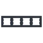 Schneider EPH5800471 Asfora 4Lü Antrasit Yatay Çerçeve