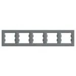 Schneider EPH5800562 Beşli Asfora Çelik Yatay Çerçeve