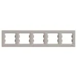 Schneider EPH5800569 Beşli Asfora Bronz Yatay Çerçeve