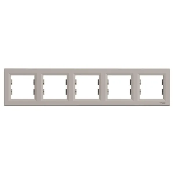 Schneider EPH5800569 Beşli Asfora Bronz Yatay Çerçeve