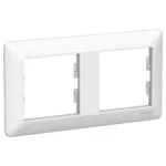 Schneider EPH5805221 Asfora Em 2LI Beyaz Yatay Çerçeve