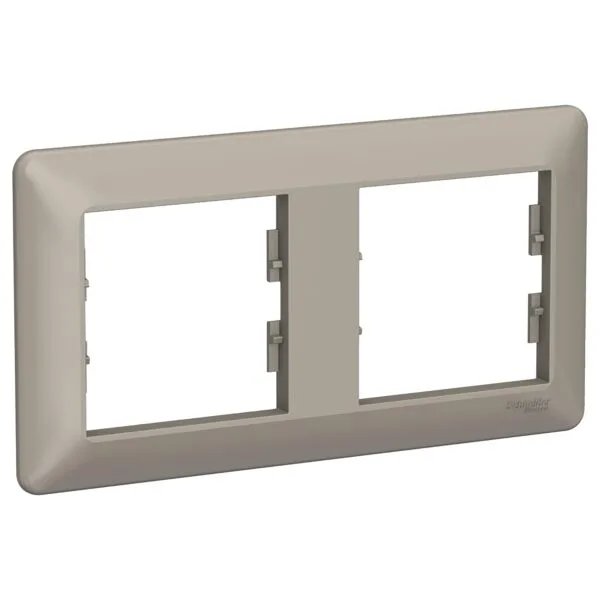 Schneider EPH5805269 Asfora Em Plus 2LI Bronz Yatay Anahtar Priz Çerçevesi