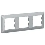 Schneider EPH5805361 Asfora Em Plus 3Lü Alüminyum Yatay Priz Çerçevesi