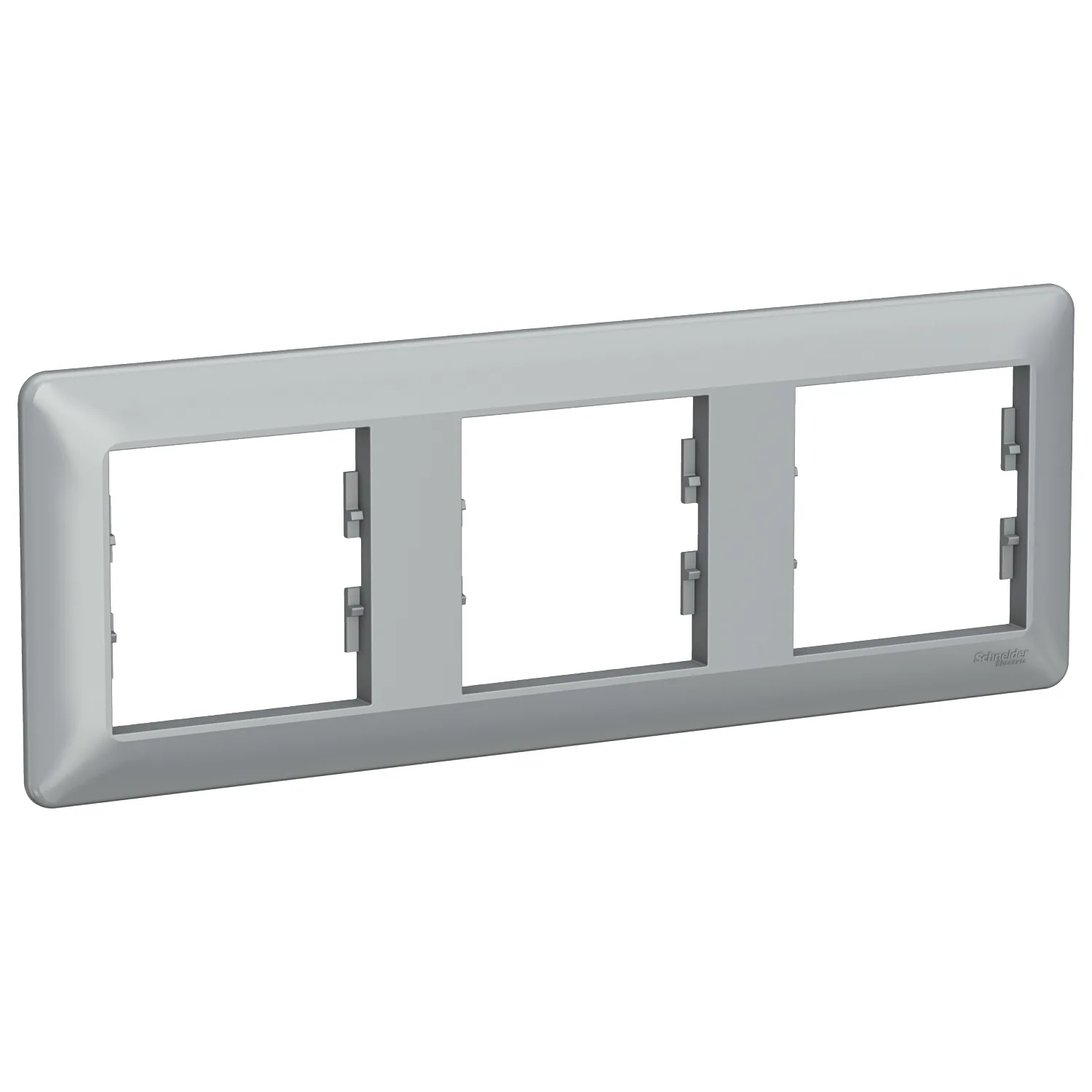 EPH5805361 - Main Schneider EPH5805361 Asfora Em Plus 3Lü Alüminyum Yatay Priz Çerçevesi