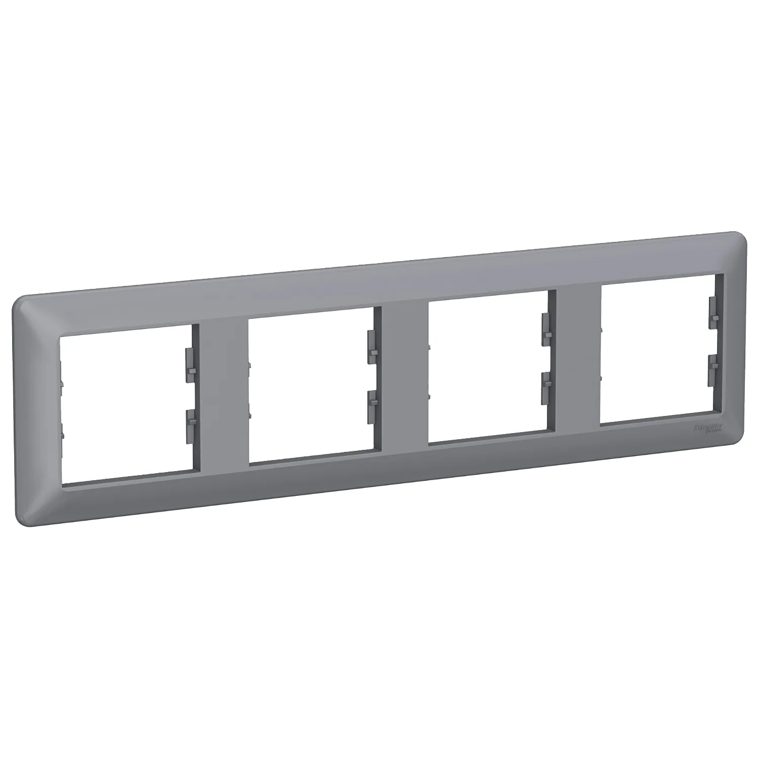 EPH5805462 - Main Schneider EPH5805462 Asfora Em Plus 4Lü Çelik Yatay Priz Çerçevesi