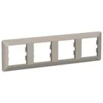 Schneider EPH5805469 Asfora Em Plus 4Lü Bronz Yatay Priz Çerçevesi