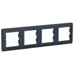 Schneider EPH5805471 Asfora Em Plus 4Lü Antrasit Yatay Priz Çerçevesi