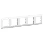 Schneider EPH5805521 Asfora Em 5LI Beyaz Yatay Çerçeve