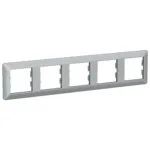 Schneider EPH5805561 Asfora Em Plus 5LI Alüminyum Yatay Priz Çerçevesi