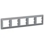 Schneider EPH5805562 Asfora Em Plus 5LI Çelik Yatay Priz Çerçevesi