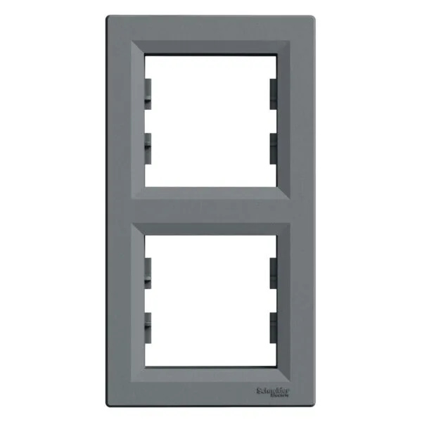 Schneider EPH5810262 İkili Asfora Çelik Dikey Çerçeve