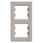 Schneider EPH5810269 İkili Asfora Bronz Dikey Çerçeve
