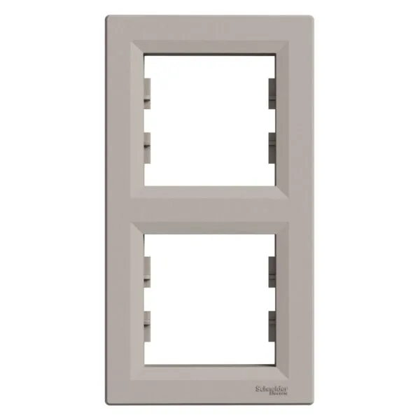 Schneider EPH5810269 İkili Asfora Bronz Dikey Çerçeve