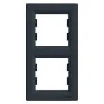 Schneider EPH5810271 İkili Asfora Antrasit Dikey Çerçeve