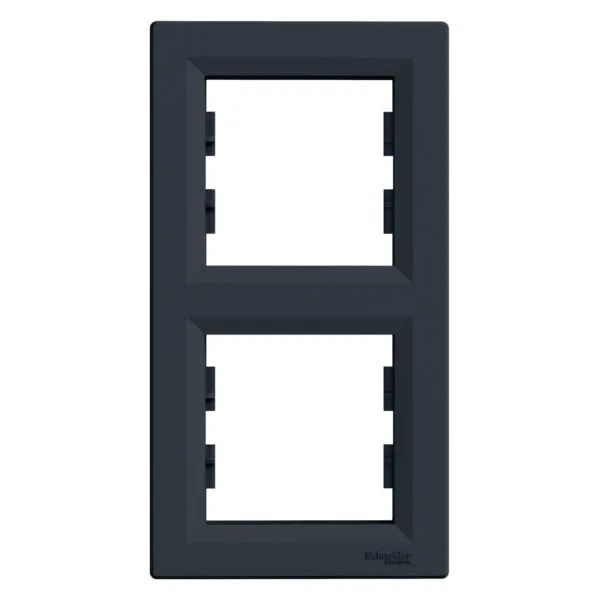 Schneider EPH5810271 İkili Asfora Antrasit Dikey Çerçeve
