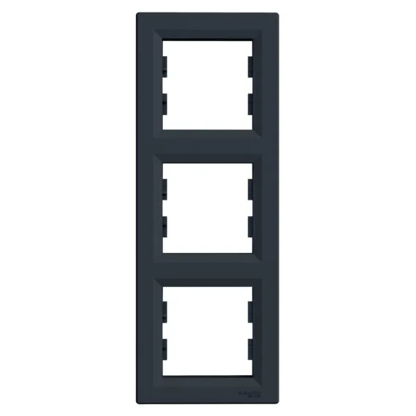 Schneider EPH5810371 Üçlü Asfora Antrasit Dikey Çerçeve