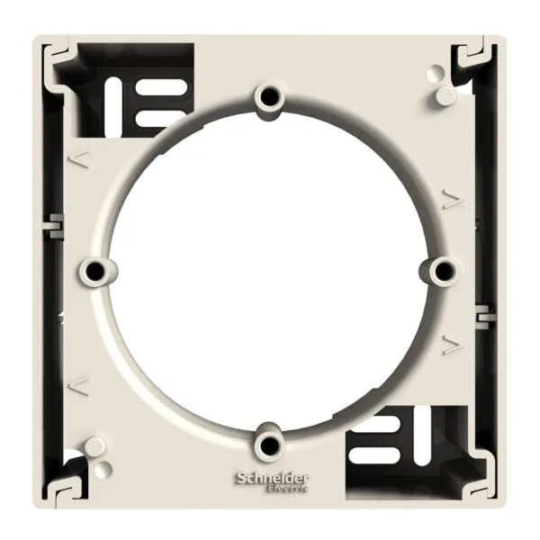 Schneider EPH6100123 Tekli Asfora Sıva Üstü Krem Kasa