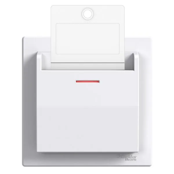 Schneider EPH6200121 Asfora Beyaz Çerçeveli Otel Anahtar Kartı