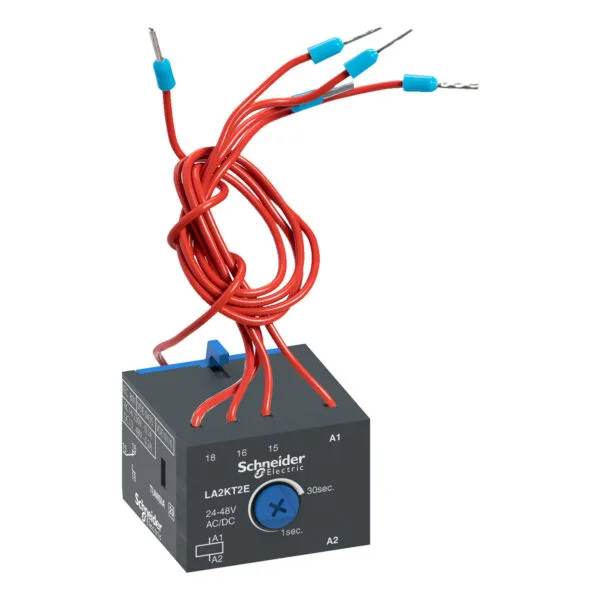 Schneider LA2KT2E Tesys K 24-48V 1-30Sn 1K/A Zaman Gecikmeli Yardımcı Kontak Bloğu