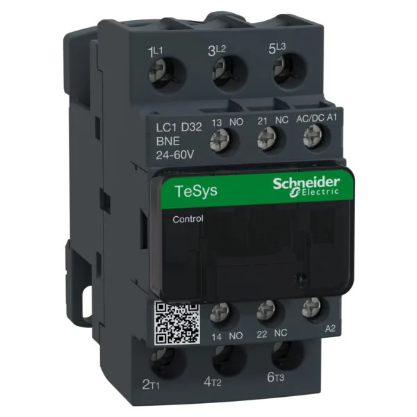 Schneider LC1D32BNE TESYS D Green 24-60V Ac/dc 3P AC3 32A Kontaktör