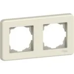 Schneider LNA5800223 Leona 2LI Krem Yatay Çerçeve