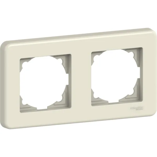 Schneider LNA5800223 Leona 2LI Krem Yatay Çerçeve