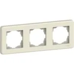 Schneider LNA5800323 Leona 3Lü Yatay Krem Çerçeve