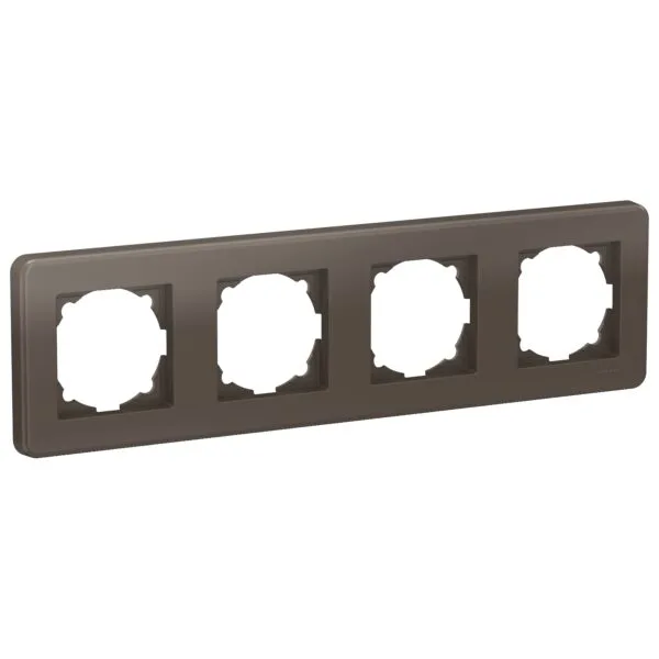 Schneider LNA5800425 Leona 4Lü Antrasit Çerçeve