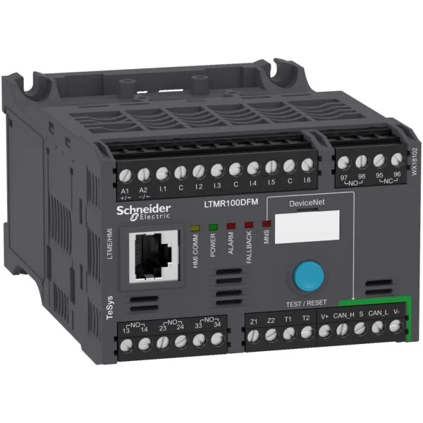 Schneider LTMR100DFM TESYS T 100A 100 240VAC Devicenet 6 Logic İnputs 3 Relay Logic Outputs Motor Kontrolörü