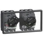 Schneider LV429369 Compact NSX NSX100/250 Döner Kurma Kollu 2 Devre Kesici için Mekanik Kilitleme Ünitesi