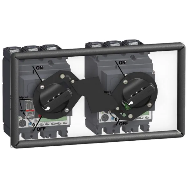 Schneider LV429369 Compact NSX NSX100/250 Döner Kurma Kollu 2 Devre Kesici için Mekanik Kilitleme Ünitesi