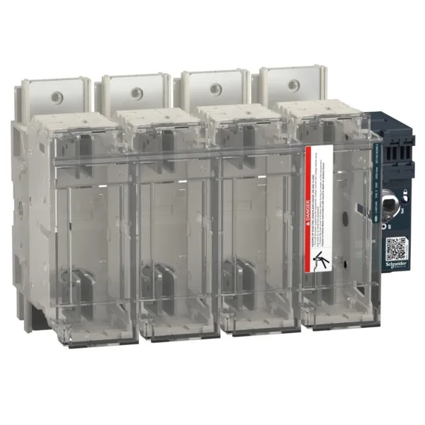 Schneider LV481444 Fupact Gsd400 400A 4P Dın Nh2 Tipi Ön ve Sağ Taraf Kontrollü Yük Ayırıcı Sigorta