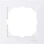 Schneider MTN4010-3619 Merten M-PURE Tekli Beyaz Çerçeve
