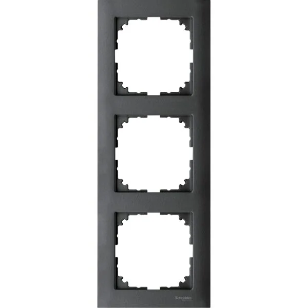 Schneider MTN4030-3614 Merten M-PURE 3Lü Antrasit Çerçeve